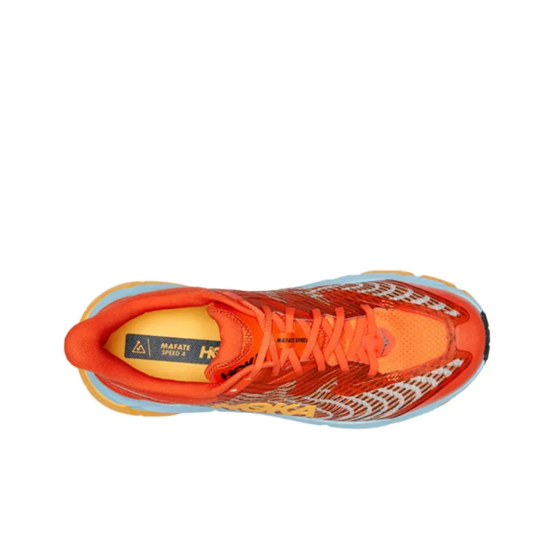 HOKA ONE ONE Mafate Speed 4 Puffin's Bill Orange-2