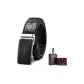 Black Strap Silver Buckle+Premium Box
