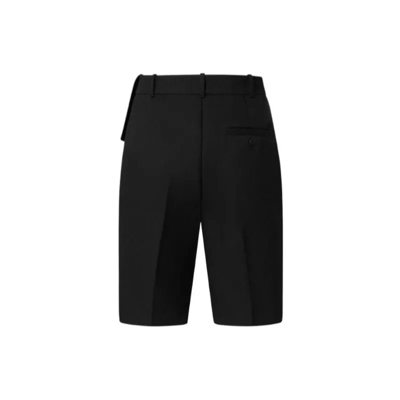 LOUIS VUITTON New Quarterly Products Of LV Casual Shorts Women's Black-1