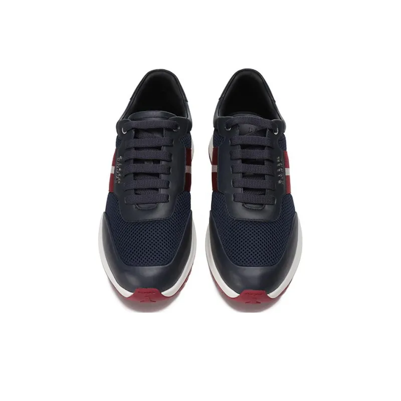 BALLY Low Top Sports Casual Shoes Men's Blue-3