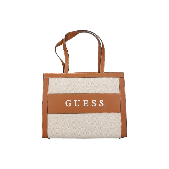 GUESS Leather Handbag Women's Brown-0