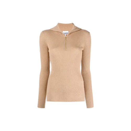 GANNI SS22 Sweater Women's Brown