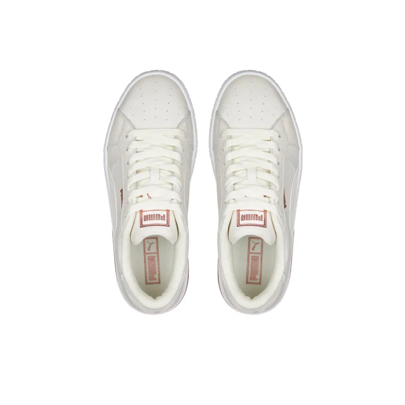 PUMA Cali Star Glam Anti-Slip Wear-Resistant Low-Top Skateboard Shoes Women's Beige Gold-3