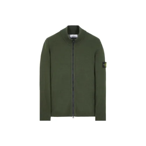 STONE ISLAND Sweaters Men Olive Green