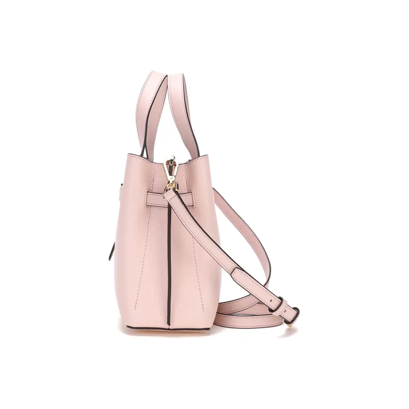 MICHAEL KORS Emilia Small Pebbled Leather Satchel-3
