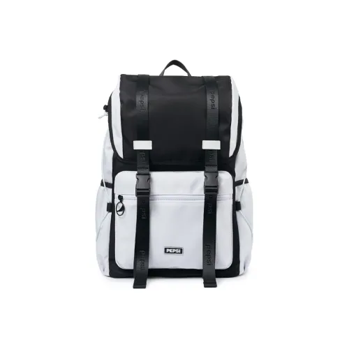 Pepsi Nylon Fabric Backpack Regular Unisex Black