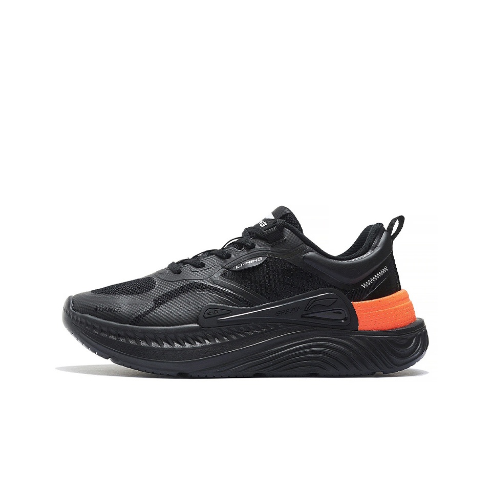 LINING Casual Shoes Men Low-Top Black Orange US M 8 - POIZON