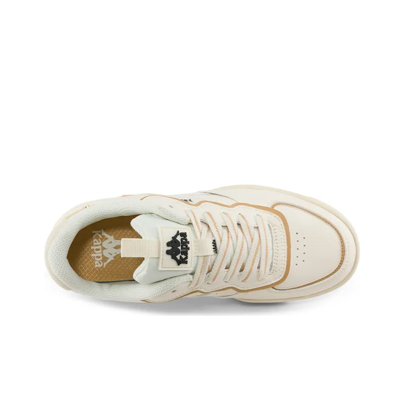 Kappa Low Top Skateboard Shoes Unisex White Brown-5