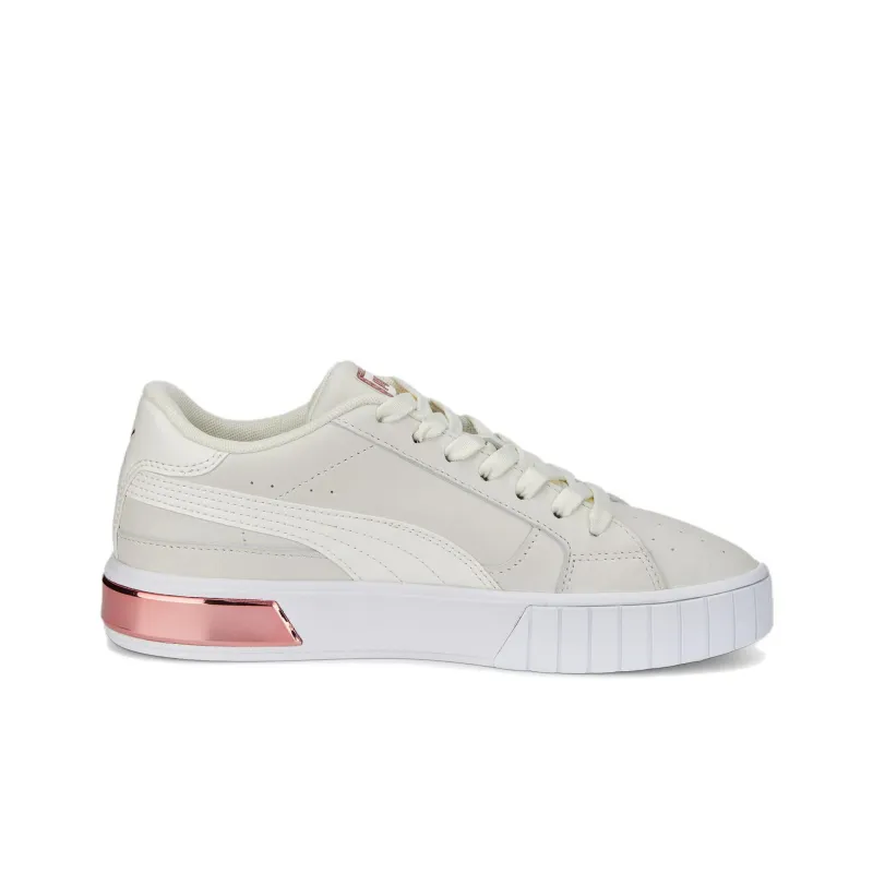 PUMA Cali Star Glam Anti-Slip Wear-Resistant Low-Top Skateboard Shoes Women's Beige Gold-1