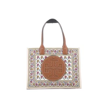 TORY BURCH Ella Nylon Tote Bag Shopping Bag Handbag Women's Multicolor