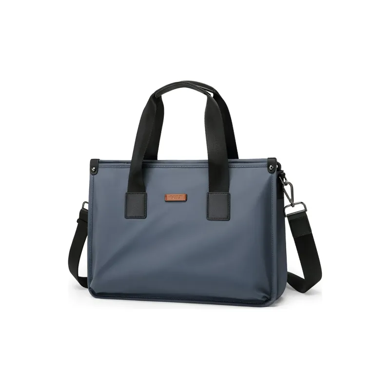 GOLF Fabric Laptop Bag Commute Handbag Shoulder Bag Briefcase Large Size Men's Black/Gray-3