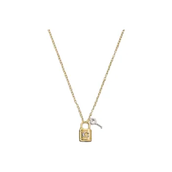COACH Copper Necklaces Women's Gold