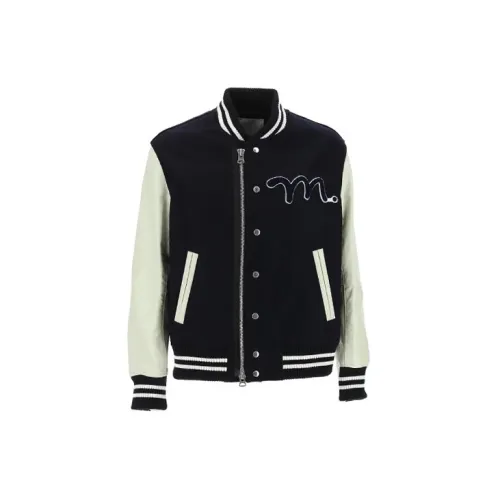 Sacai Baseball Jerseys Men Black