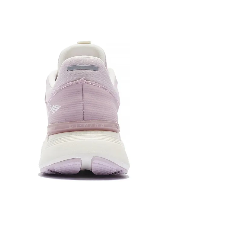 LiNing Light And Shadow Element Cushioning Reflective Rebound Low-Top Running Shoes Women's Pink-5
