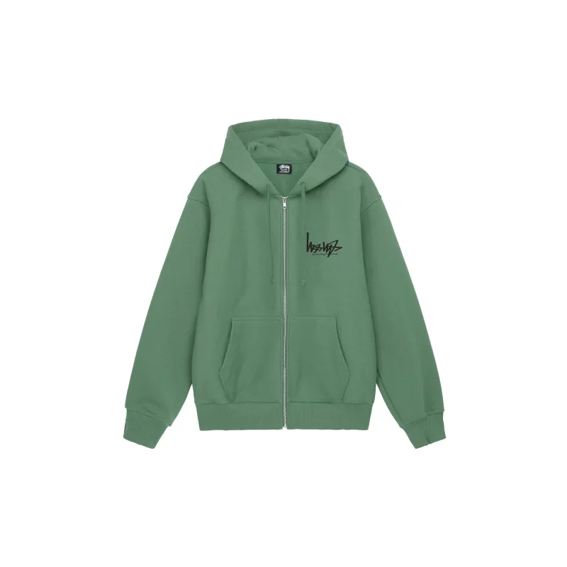 Stussy Flipped Zip Hoodie-5