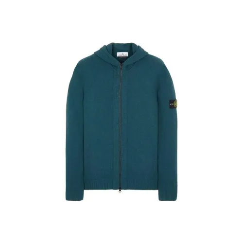 STONE ISLAND Sweaters Men Dark Green