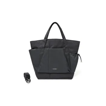 COMBACK Canvas Canvas Bag Handbags Large Size Unisex Black