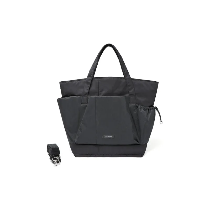COMBACK Canvas Bag, Handbag Tubas Unisex Black-0