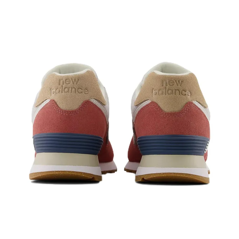 New Balance 574 Mineral Red White Gum-4