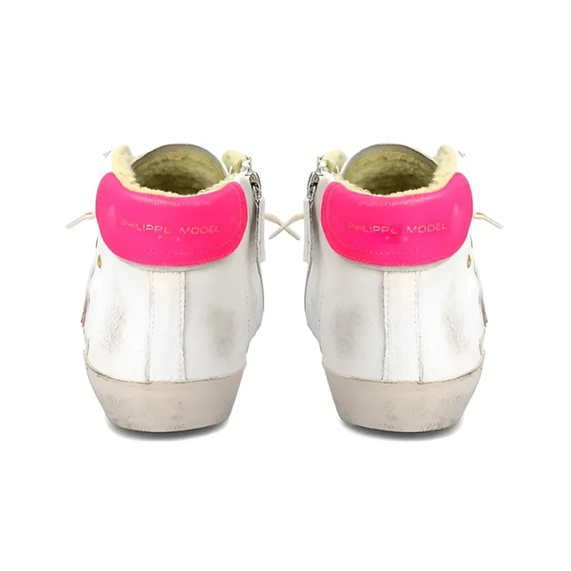 PHILIPPE MODEL Paris Logo-patch High-top Sneakers-3