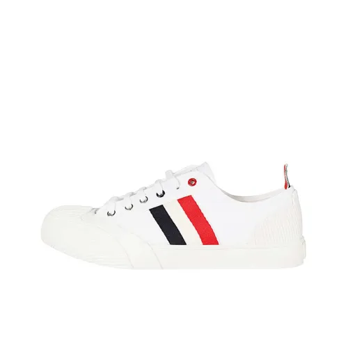 THOM BROWNE Skateboard Shoes Men Low-Top White