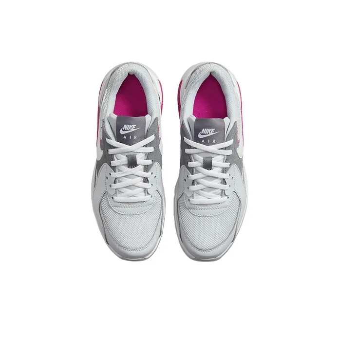 Nike Air Max Excee Abrasion Resistant Slip Resistant Lightweight Low Top Running Shoes GS Gray Purple-3