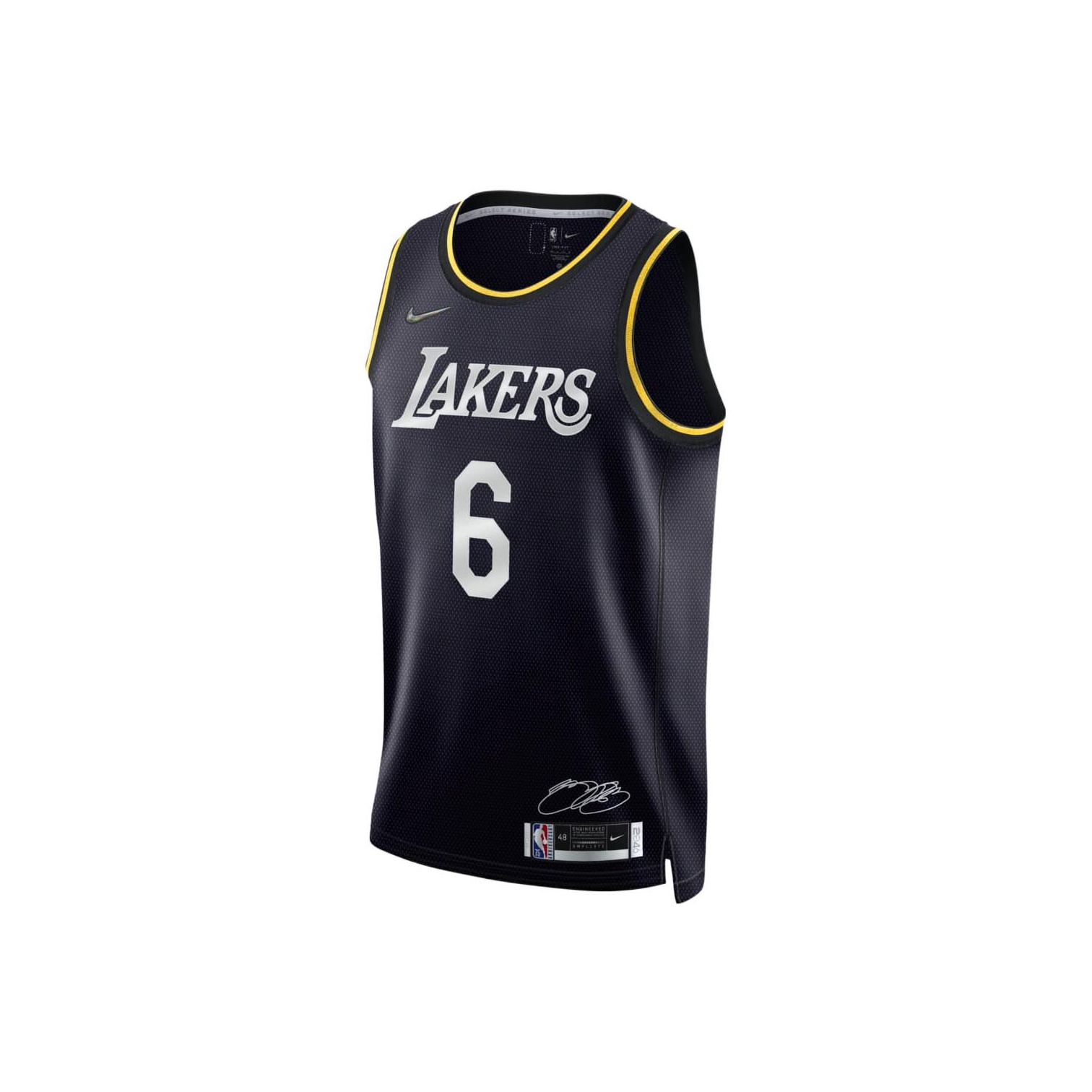 Black lakers fashion lebron james jersey