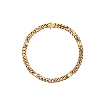 GUCCI Necklace With Interlocking G 'Oro'