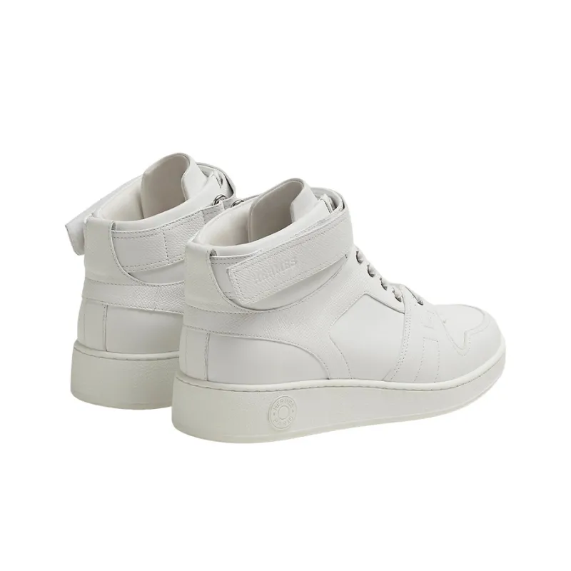 HERMES Freestyle High Top Stylish Skateboarding Shoes Men's White-3
