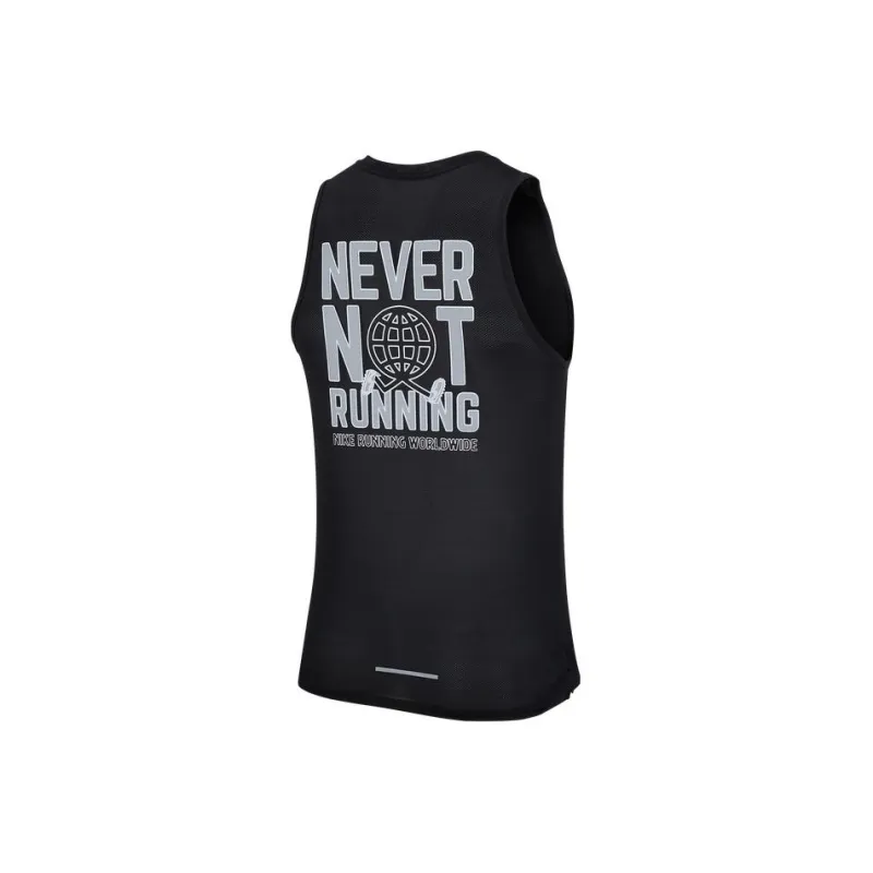 Nike MILER Tank Tops Men Black-1