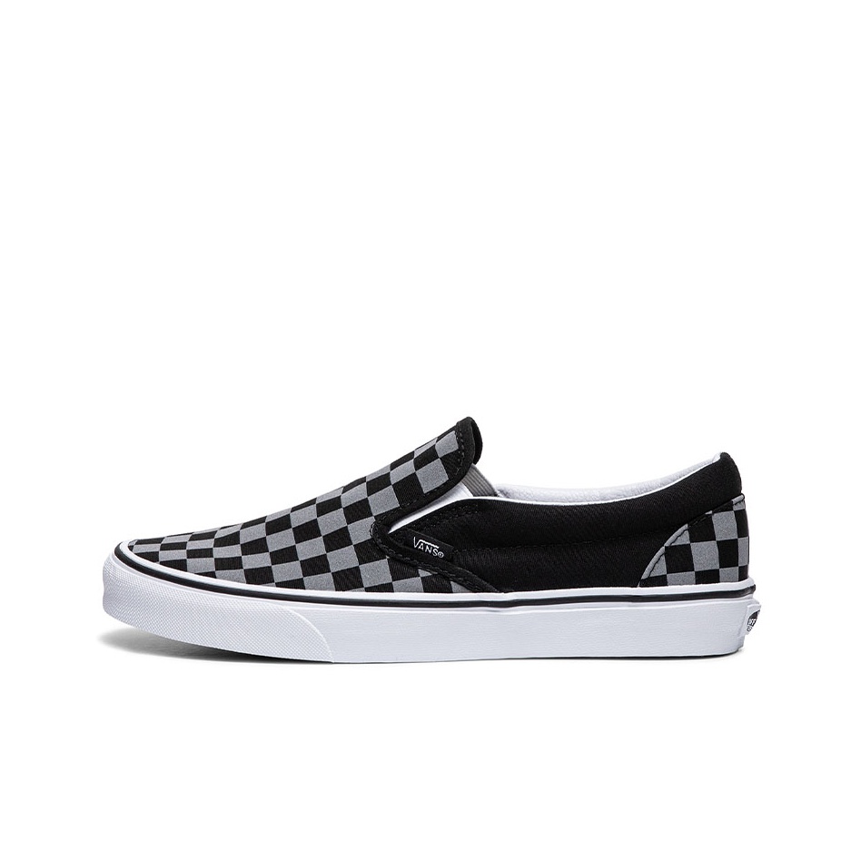 Reflective slip on shops vans