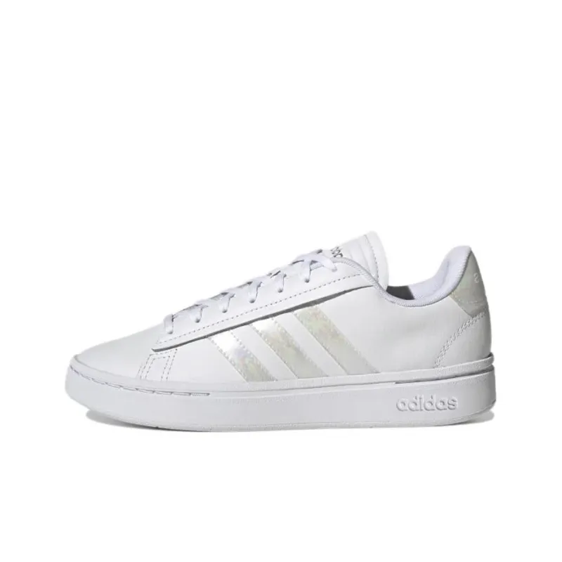 Adidas Grand Court Alpha 'White Silver Metallic' Women's-0