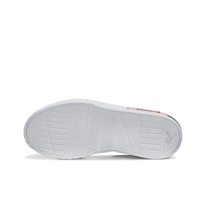 PUMA Cali Star Glam Anti-Slip Wear-Resistant Low-Top Skateboard Shoes Women's Beige Gold-5