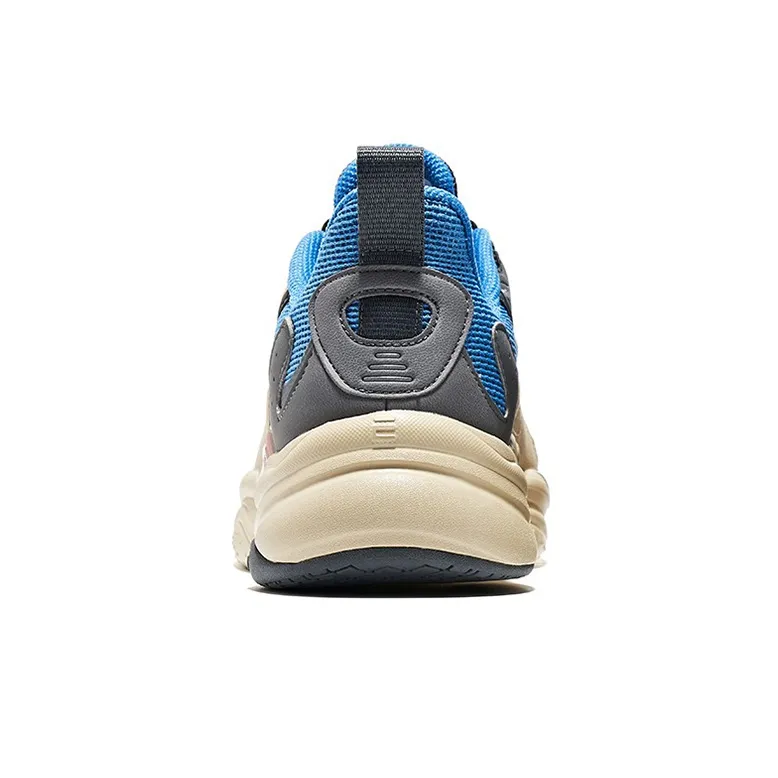 Erke Cushioning Lightweight Abrasion Resistant Slip Resistant Low Top Casual Running Shoes Men's Carbon Gray-3