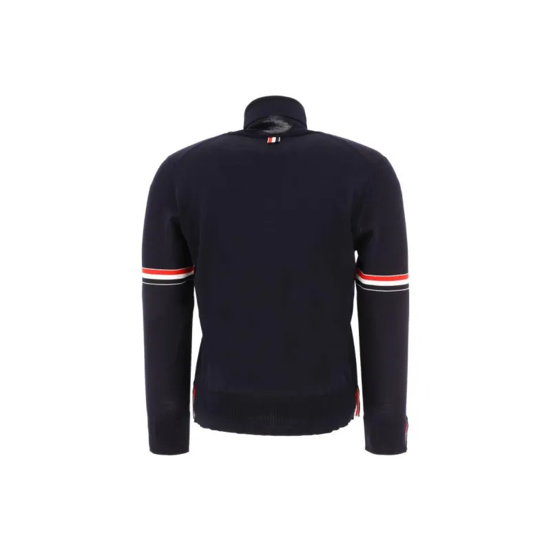 THOM BROWNE Rwb Stripe Roll neck Jumper-1