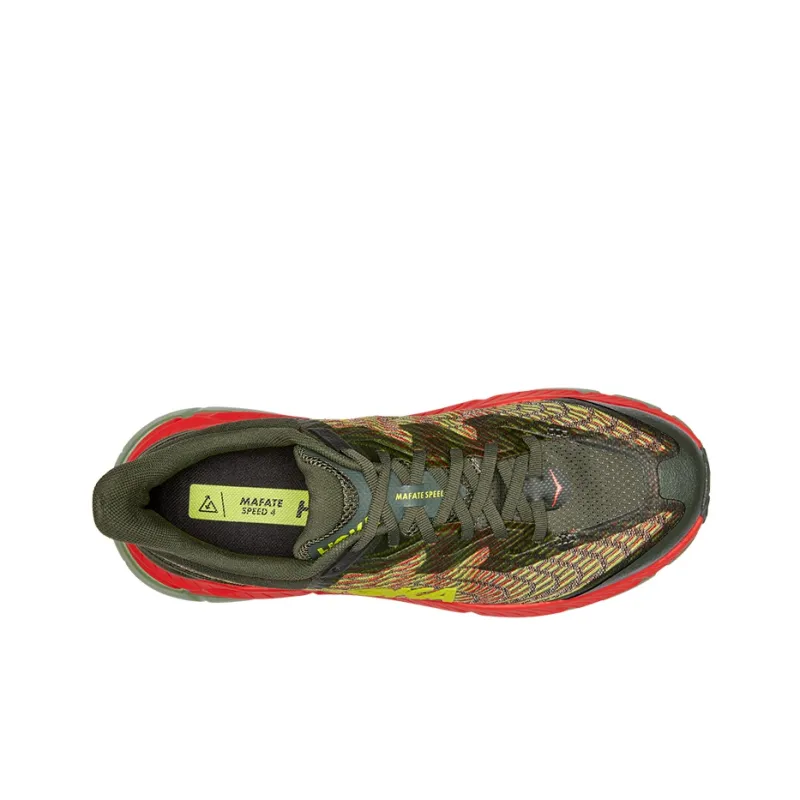 HOKA ONE ONE Mafate Speed 4 Thyme Green Fiesta-2