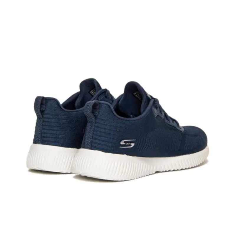 Skechers BOBS SQUAD Cushioned Anti Slip Wear Resistant Breathable Lightweight Low Top Casual Shoes Women's Navy-3