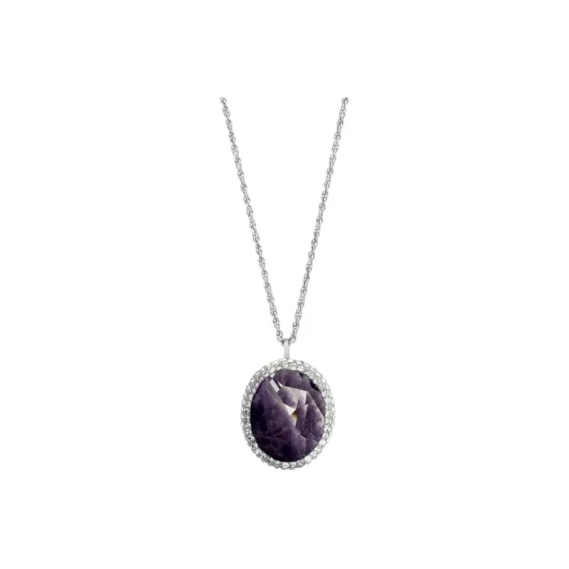 Swarovski Rhodium Plated Necklaces Women's-0
