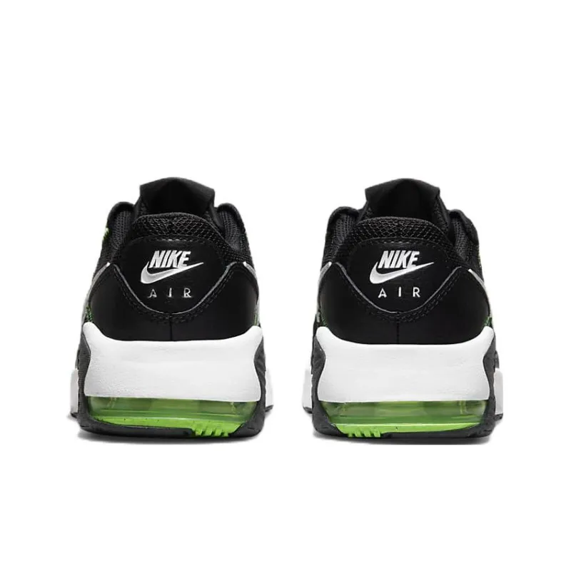 Nike Air Max Excee Cushioning Anti-Slip And Wear-Resistant Low-Top Running Shoes GS Black Green-4