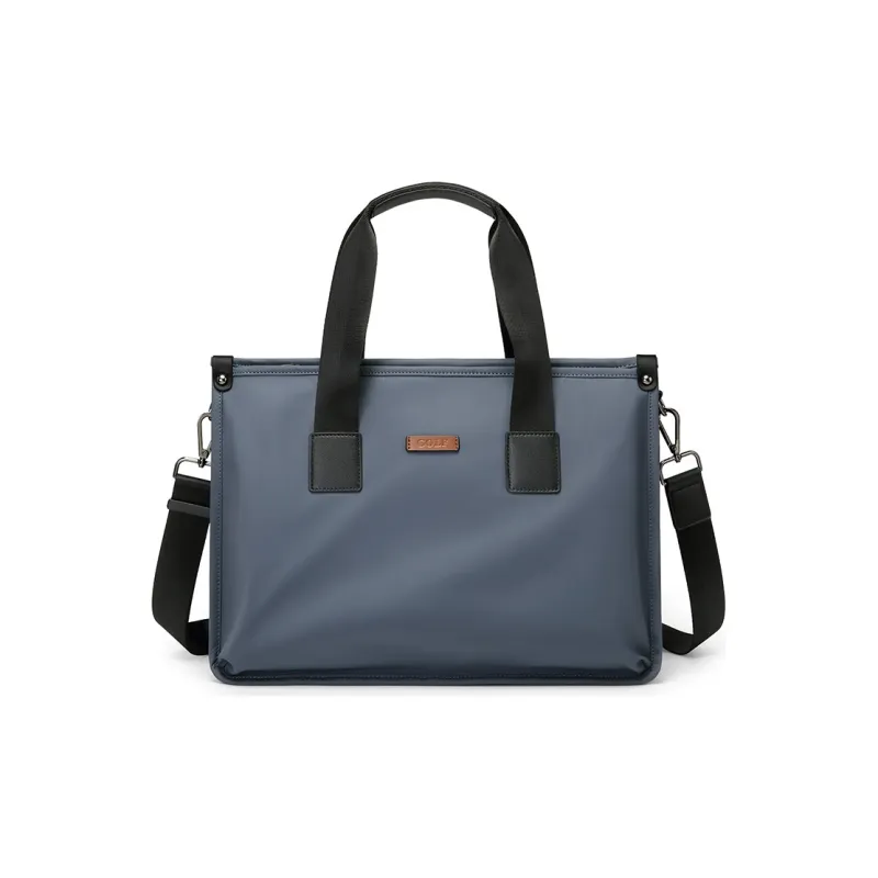 GOLF Fabric Laptop Bag Commute Handbag Shoulder Bag Briefcase Large Size Men's Black/Gray-4