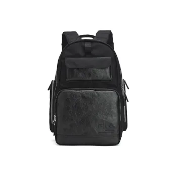 FILA Fabric Laptop Backpack Regular Men's Jet Black