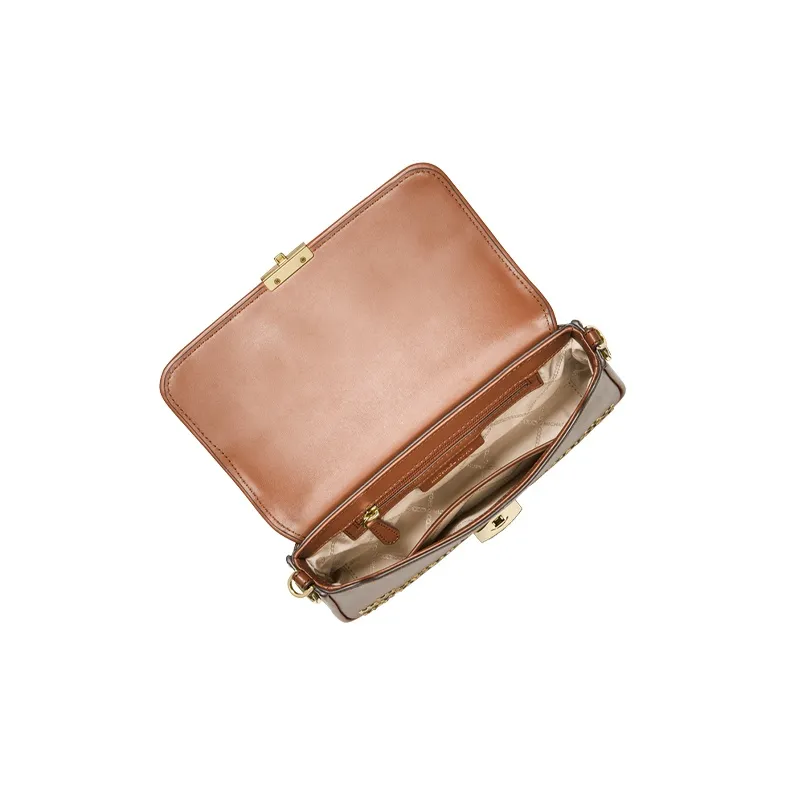 MICHAEL KORS Bradshaw Artificial Leather Handbag Crossbody Bag Women's Leather Brown-2