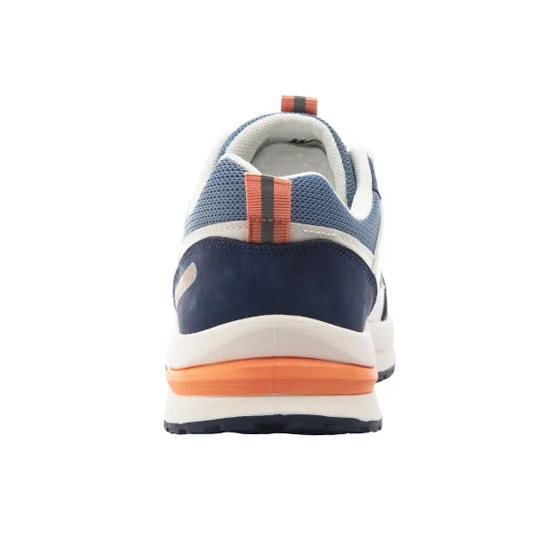 Warrior Wear resistant And Lightweight Low Top Casual Shoes Men's Beige Blue Orange-2