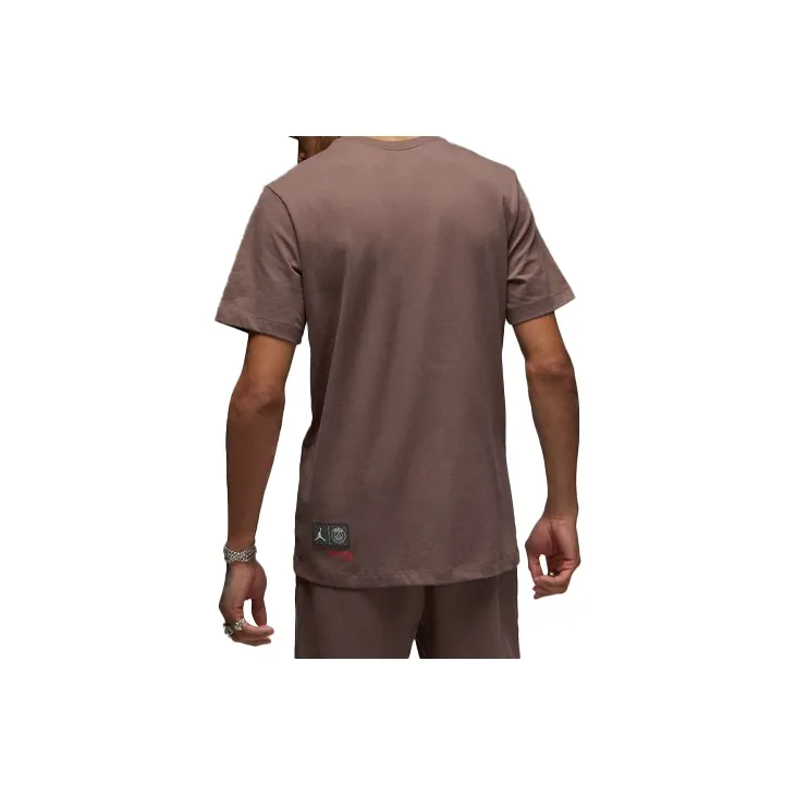 Jordan T Shirts Men Coffee-1