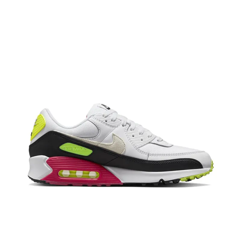 Nike Air Max 90 White Volt Rush Pink-1
