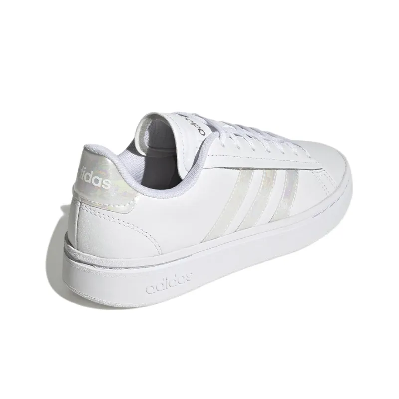 Adidas Grand Court Alpha 'White Silver Metallic' Women's-3