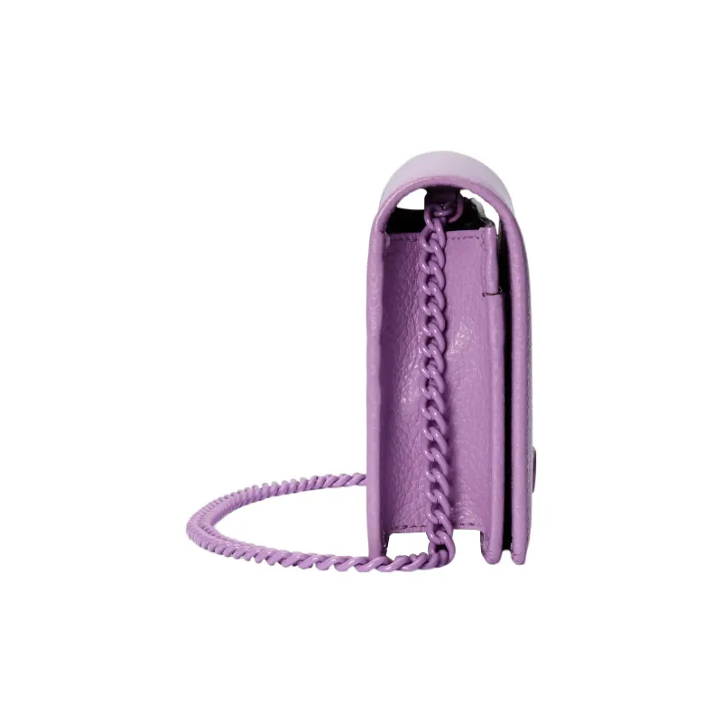 GUCCI GG Marmont Leather Chain Bag, Crossbody Bag, Shoulder Bag Mini Women's Light Purple-3