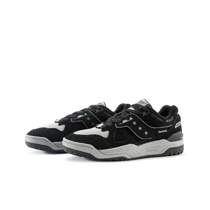 Saucony Cross 90 Skateboard Shoes Unisex Black Gray Color-2