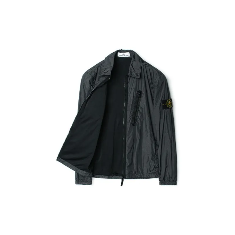 STONE ISLAND Jackets Men Charcoal Gray-2