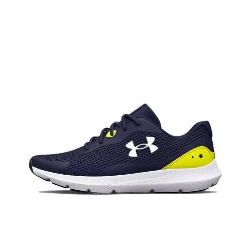 Under Armour Surge 3 Running Shoes Men Low-Top Navy Blue